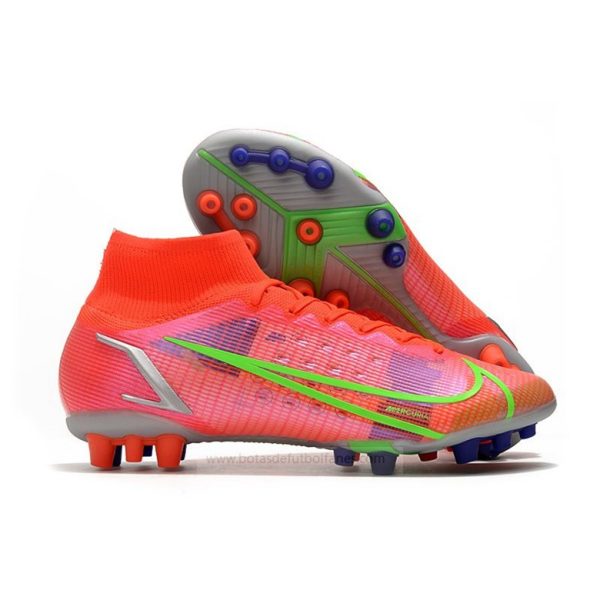 Nike Mercurial Superfly Elite AG PRO Spectrum Rojo Plata